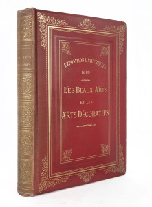 1889 Exposition Universelle, Paris: GONSE & DE LOSTALOT: "Exposition Universelle de 1889 - Les Beaux-Arts et les Arts Decoratifs - L'Art Francais Retrospectif au Trocadero" [Paris, Journal Le Temps, 1889] with 26 etchings, 9 gravures and 250 engravings in