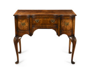 Queen Anne style walnut ladies desk, 20th century