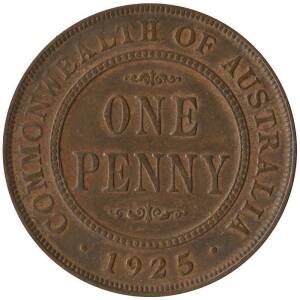 Album with tokens (20), &frac12;ds (90+) & 1ds (130+). Tokens incl. Hanks & Lloyd Sydney, Hedberg Hobert and Parker Geelong. &frac12;ds ex 1923, 1ds ex 1930 but incl. 1925 & 1946. &frac12;ds & 1ds with varieties incl. die cracks and filled dies. Duplication throughout, mixed 