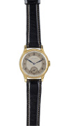 LONGINES Gent's watch, 18ct gold case with two-tone dial and subsidiary seconds, manual, circa 1937 - 2