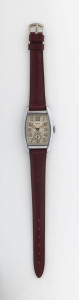 PRIMATOR 8 TAGE Art Deco gent's manual wristwatch in nickel plated case, circa 1930