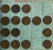 Collections of &frac12;ds to 2/-s in Hendo albums. Value mainly in the silver with pre 1945 3d (19), 6d (14), 1/- (10) and 2/- (8) and post 1946 3d (40), 6d (31), 1/- (21) & 2/- (36). All as mixed grades. - 3