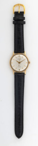 LORD ELGIN Chronometer, 10ct gold case, Arabic and baton numerals