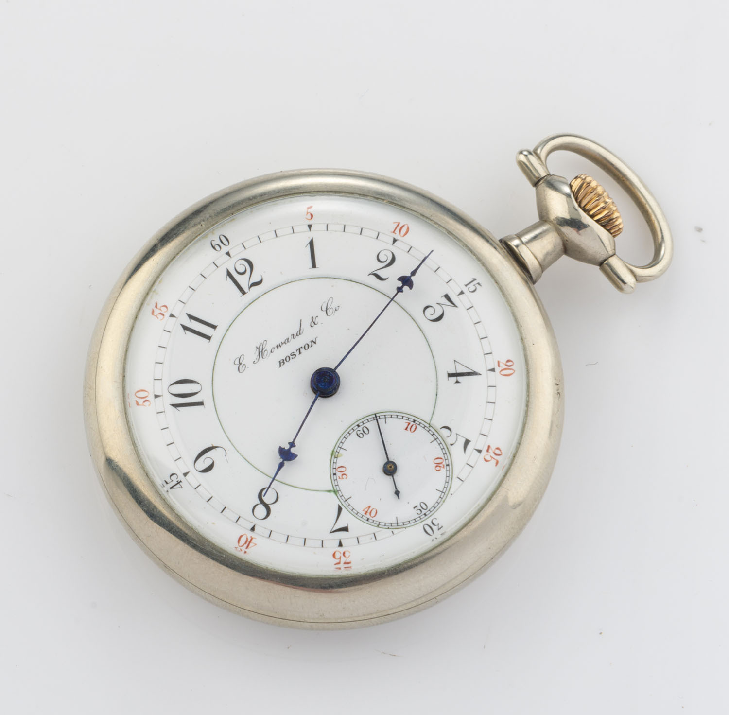 The McGuire Group LLC - Auction: #155: Last Batch: Watchmaker Retiring -  175 Pocket Watches; Includes NY Watch Co./Hampden ITEM: NYWC H.G. Norton  3/4 Plate 16S-17J-HG2K-U “King” (EA698 Ency. at 122) #6232