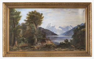 A.M. WATSON (New Zealand), Mount Cook, oil on canvas