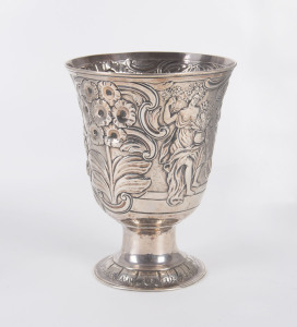 An 18th century sterling silver beaker, London, circa 1790