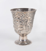 An 18th century sterling silver beaker, London, circa 1790