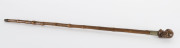 A walking stick with carved Nubian head handle, 19th century - 2