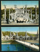 1911 Turin International Exhibition: A collection of postcards (35), a souvenir booklet, a pamphlet and an entrance ticket. (38 items). - 4