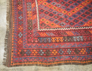 An Afghan Kilim flat weave tribal rug - 2