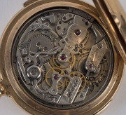 FRITZ PIGUET & BACHMANN 18ct gold cased half-hunter, repeater pocket chronometer, circa 1880, - 7