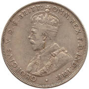 1932. &nbsp;VF, with 6 clear pearls. Seldom offered in this grade, cat. $1450. - 2
