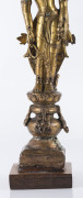 Tibetan Densatil gilt-bronze image of an Offering Goddess (Chopay Lhamo), 14th/15th century - 4