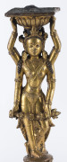 Tibetan Densatil gilt-bronze image of an Offering Goddess (Chopay Lhamo), 14th/15th century - 5