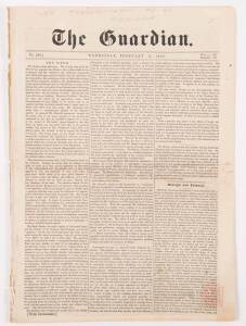 AUSTRALIA & New Zealand IN ENGLISH NEWSPAPERS: 1779 - 1857Jackson's OXFORD Journal of April 3, 1779 carries a note about Captain Cook of the Adventure then supposed to be in Japan; the Liverpool Courier of Aug.3, 1831 carries a long article headed "Cannib