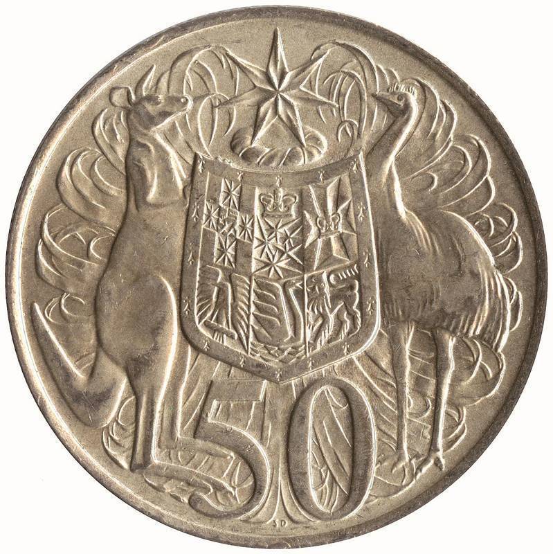 1966 round 50c.  (50).