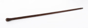 A fiddleback blackwood walking stick, Melbourne, 19th century - 3