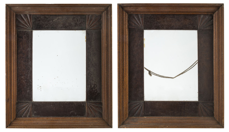 A pair of of Australian picture frames, cedar and kauri pine, 19th century