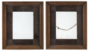 A pair of of Australian picture frames, cedar and kauri pine, 19th century