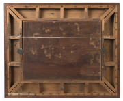 A blackbean timber picture frame, Queensland origin, 19th century with Scheltema print - 2