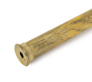 A pocket expanding brass telescope by "Thomas Jones, 62 Charing Cross, London", 19th century - 2