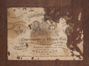 T. GAUNT Brass microscope in timber box, engraved "T. GAUNT OPTICIAN, MELBOURNE, No.2C, 133", 19th century - 2