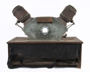 RADIGUET & MASSIOT antique projector lantern, French, early 20th century