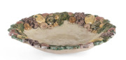 UNA DEERBON Pottery fruit bowl with coloured fruit border - 2