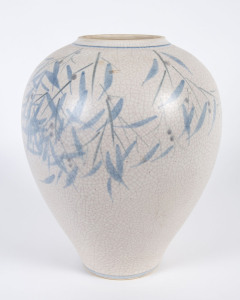 TIM STRACHAN Tall studio pottery vase