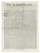 BOTANY BAY: THE LONDON CHRONICLE September 8-10, 1789:Includes extracts from a Letter from Portsmouth: "....Nine convicts from the hulks at Langston harbour, and 16 from the hulk lying off Weevil....were this day embarked on board his Majesty's ship Guard