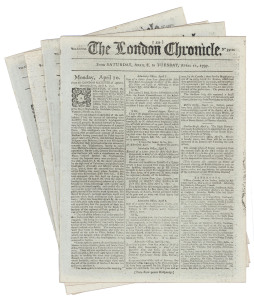 JAMES SEMPLE, BOTANY BAY & NEW ZEALAND: THE LONDON CHRONICLEJanuary 28-31, April 8-11, July 27-29 & August 5-8, 1797: The first edition reports that "Major Semple" being sent to the hulks at Portsmouth prior to transportation.In 1784, Semple was arrested 