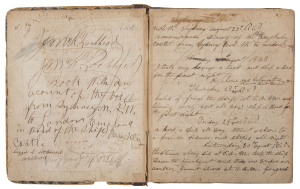 LOCHHEAD, J. McK. [MANUSCRIPT] Book with an account of the voige [sic] from Sydney, NSW to London, England.