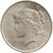 PEACE SILVER DOLLARS: 1921-1935 Whitman push in album with 1921, 1922, 1922S & D, 1923, 1923S & D, 1924, 1924S, 1925, 1925S, 1926, 1926S, 1926D (2), 1927 (2), 1927S (2), 1934 (2), 1934D and 1935s (2). Mixed grades to VF. (Total: 24). - 3