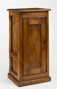 A country bedside cabinet, baltic pine, South Australian origin, 19th century