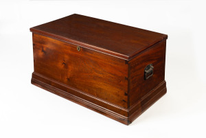 A blanket box, Australian cedar, N.S.W. origin, 19th century