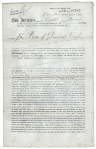 BALLARAT DISTRICT GOLD MINING LEASE: November 1904 lease to John Bass of Diamond Creek, signed by the Governor of Victoria, Sir Reginald Arthur James TALBOT, with attached map; a 15 year lease at £2/9/6 [Two pounds, nine shillings and sixpence] per annum.