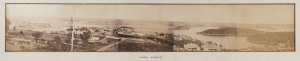 Sydney Harbour photographic panorama, circa 1880