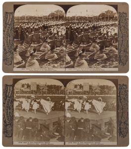 A collection of Australian (George Rose) stereoview cards comprising Commonwealth Celebrations, Sydney (12 different); Duke of York Celebrations, Sydney (10 different) & Coronation of King Edward VII (2 different). [Total: 24].