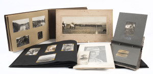 WWI and WWII period photo albums (3), many photographs attractively mounted and captioned, early to mid 20th century