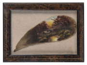 ARTIST UNKNOWN painting on gum leaf - 2