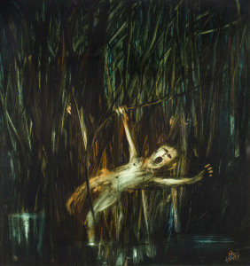 KEVIN CHARLES PRO HART (1928-2006), Billabong Spirit oil on board, signed lower right "Pro Hart"