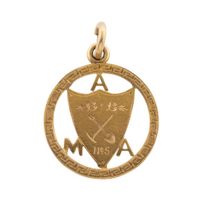 A 15ct gold Amalgamated Miner's Association Ballarat Branch No.5 Trade Union Medal by Willis & Co. Melbourne, circa 1910