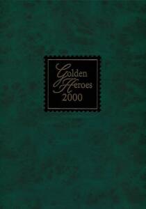 2000 Olympics: Aust. Post Ltd. Ed. publication "Golden Heroes 2000", numbered "0243"; Victoria set of 16, full Digital print sheets with both L & R panes; Australian Gold Medalists Album; Souvenir sheet of 17, available only in the Year Album (x10); Group