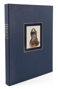 CHING, Raymond Studies and sketches of a bird painter.[Lansdowne Editions, Melbourne, 1981]Small folio,260 pp., colour plates, text illustrations. Publisher's full grey calf and Solander box, edition limited to 500 copies, numbered and signed by the artis