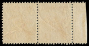 COMMONWEALTH OF AUSTRALIA: KGV Engraved Issues: 1914 6d Engraved Kookaburra, horizontal pair with margin at left; attractively centred and fresh MUH. (2). - 2