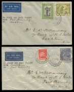 COMMONWEALTH OF AUSTRALIA: Aerophilately & Flight Covers: MAY - JUNE 1938: THE W.R.CARPENTER FLIGHTS TO PAPUA & NEW GUINEA30 May - 5 June 1938 (AAMC.808-812a) Sydney - Rabaul; Rabaul - Sydney (signed); Wewak - Salamaua - Sydney; Cooktown - Port Moresby; C - 2