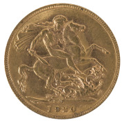 Coins - Australia: Sovereigns: PERTH MINT SOVEREIGN: King Edward VII 1908, EF.