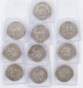 Coins - Australia: Crowns: 1937 (10), VF/EF.