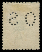 COMMONWEALTH OF AUSTRALIA: Kangaroos - Third Watermark: 5/- Grey & Pale Yellow, perforated OS, MLH. Well centred for this issue. BW:44Db - Cat.$1250. - 2