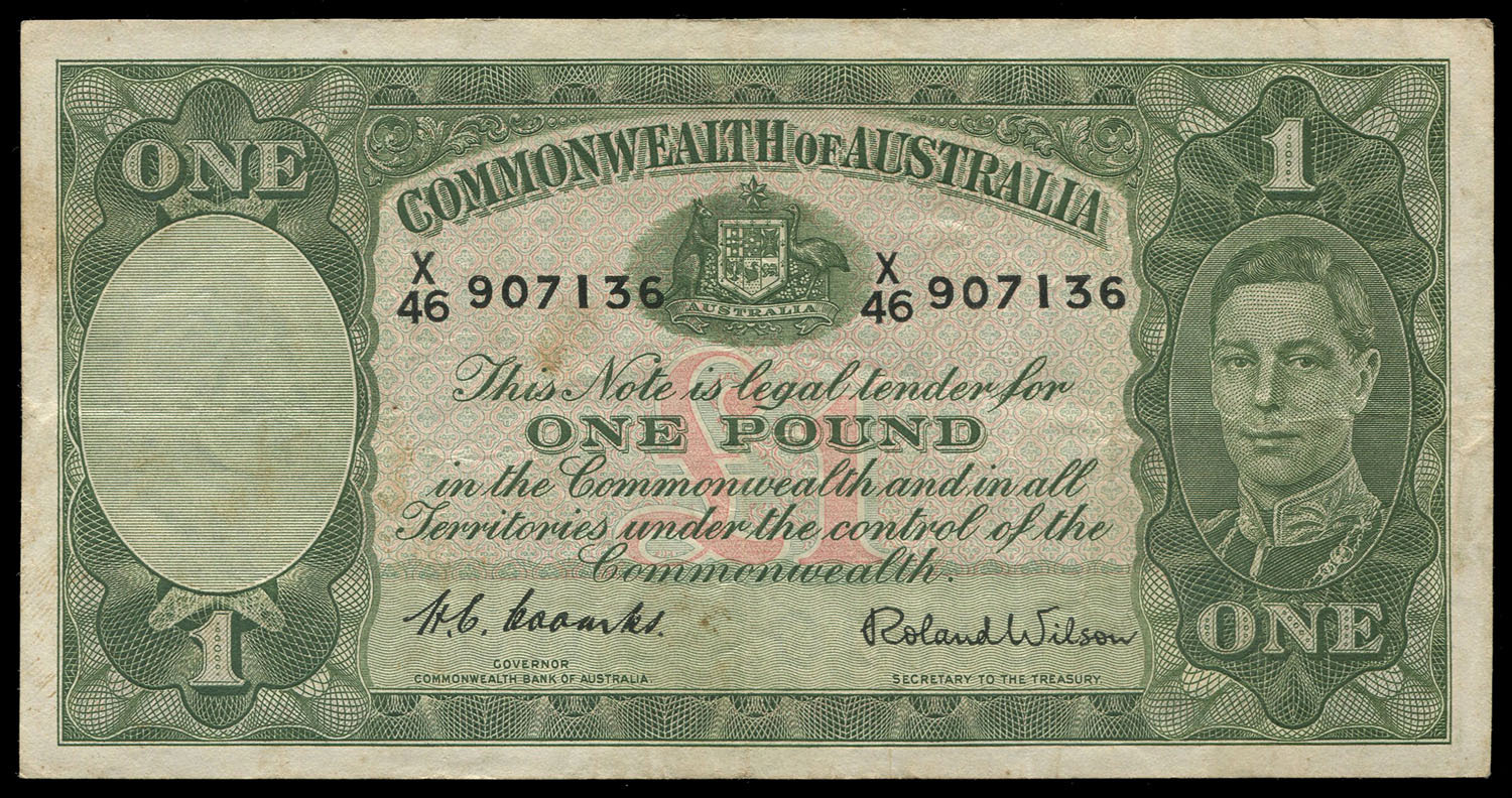 Banknotes Australia Pre Decimal Banknotes King George VI set